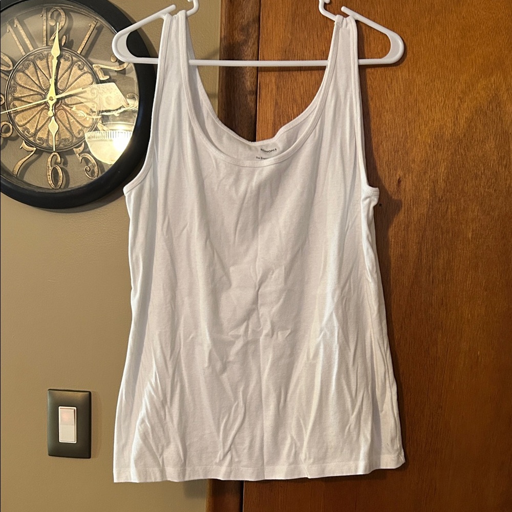 Sonoma White Women's Tank Top 1X